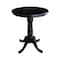 International Concepts 30 in. Round Pedestal Gathering Height Table with 2 Counter Height Stools K46-30RT-S6172-2 - alternate 3